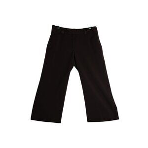 Worthington Brown Modern Fit Capri Pants Size 6 Stretch 21" Inseam